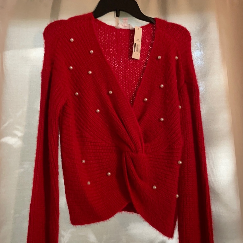 Red sweater